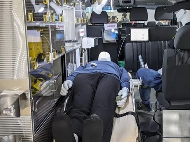 母親胎兒監護/新生兒監護-天榮醫療臺灣省第一輛5G救護車亮相！