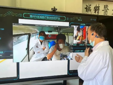 智能急救系統/中央監護天榮醫療-詔安縣總醫院5G智慧救護車助力腦卒中急救再提速！