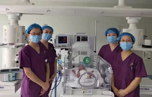 中央監護/新生兒監護/天榮醫療-5G院前急救，患兒突遇車禍急轉來院，淄博市婦幼保健院多學科協作精心護佑